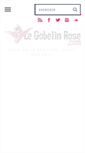 Mobile Screenshot of le-gobelin-rose.com